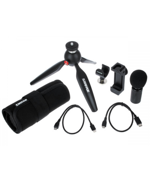 SHURE Mv88 + vidkit kit kit mv88 +, mini easel, clamp smartphone