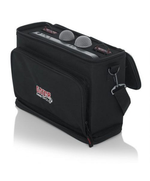 Gator GM-DUALW - borsa per sistema wireless doppio Shure BLX e similari