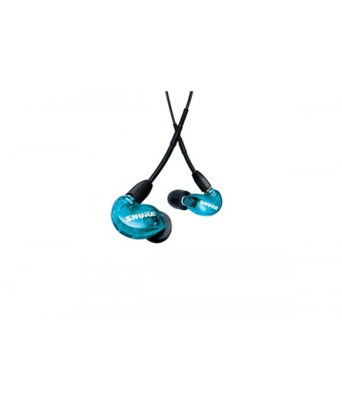 SHURE Se215dybl + UNI-EFS Aonic 215 Blue Color Earphones