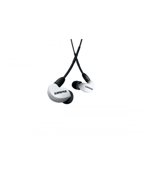 SHURE Se215dywh + UNI-EFS Aonic 215 White Color Earphones