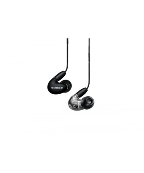 SHURE Se53babk + UNI-EFS Aonic 5 Earphones Black Satin / Transparent Color