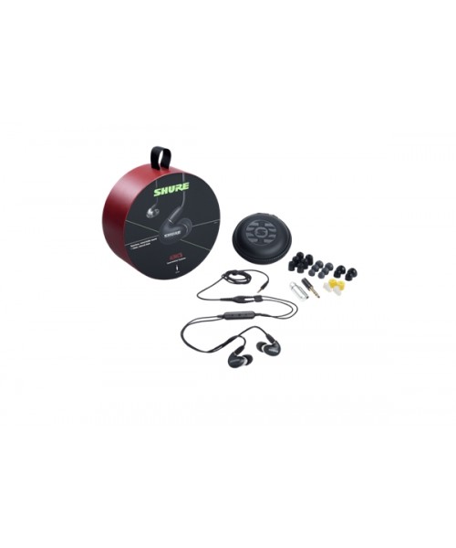 SHURE SE53BABK+UNI-EFS AONIC 5 AURICOLARI COLORE NERO SATINATO/TRASPARENTE