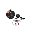 SHURE SE53BARD+UNI-EFS AONIC 5 AURICOLARI COLORE ROSSO/TRASPARENTE