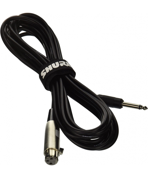 SHURE C20AHZ XLR Cable Female / Jack TS 1/ 4 "6m