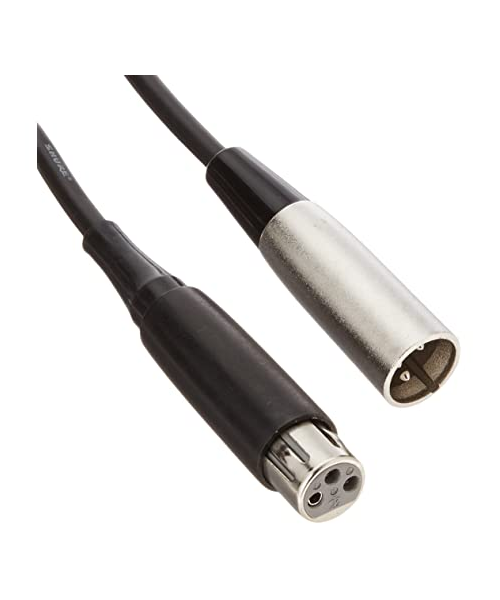 SHURE C25F XLR cable 7.6m connectors SWITCHCRAFT Chrome