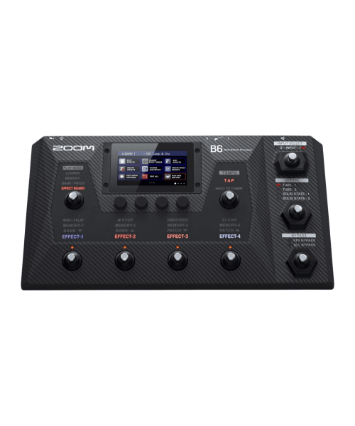 ZOOM B6 - PEDALIERA MULTIEFFETTO E IR LOADER PER BASSO