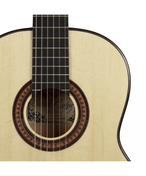 SALVADOR CORTEZ CHITARRA FLAMENCO BLANCA