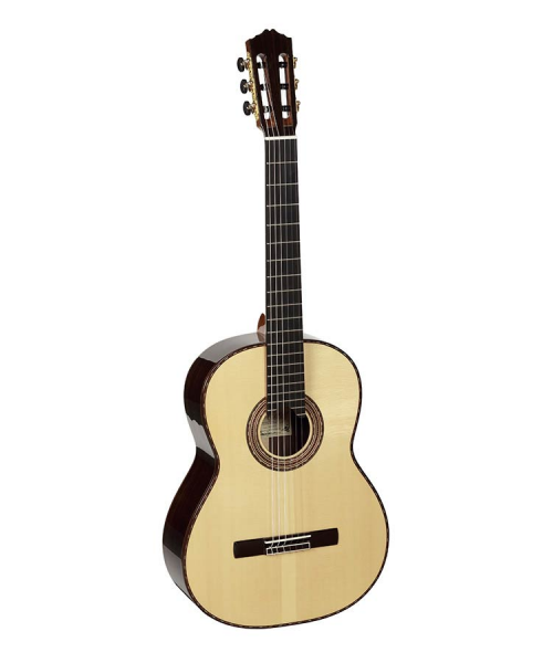 SALVADOR CORTEZ Classic 4/4 guitar with raised keyboard