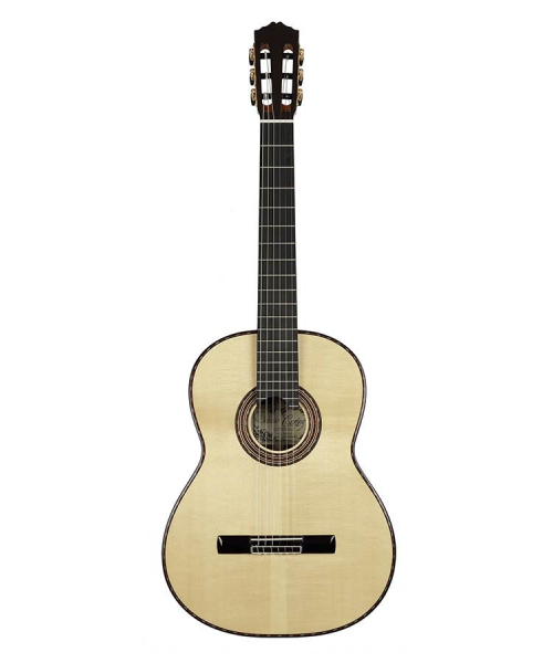 SALVADOR CORTEZ Classic 4/4 guitar with raised keyboard