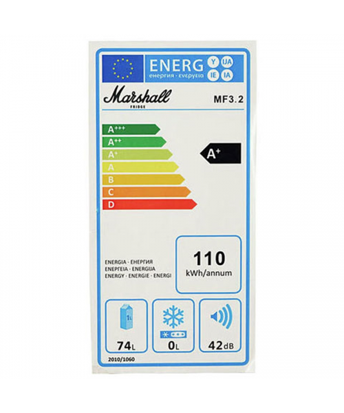 marshall Headphones Lifestyle Refrigerator Authentic MF 3.2