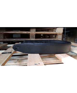 BACKVOX Straps VG01-5 black reinforced leather shoulder strap