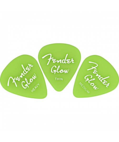 FENDER Picks FENDER GLOW IN THE DARK 351 PICKS, 12-Pack 1980351020