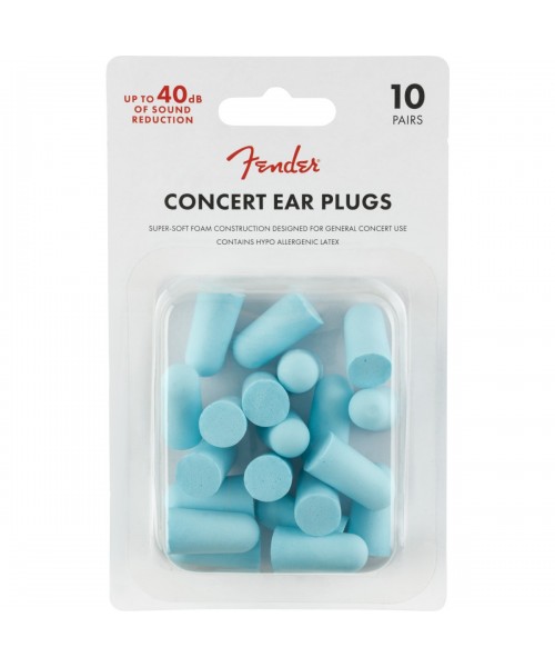 FENDER FENDER Concert Ear Plugs (10 pair), Daphne Blue 0990541004