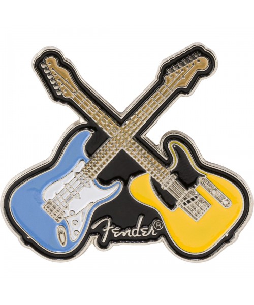 FENDER FENDER Crossed Guitars Enamel Pin, Multi-Color 9122421102