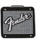 FENDER FENDER Amp logo Patch, Black and Chrome 9122421107