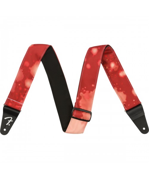 FENDER TRACOLLA FENDER TIE DYE ACID WASH STRAP, RED 0990637200