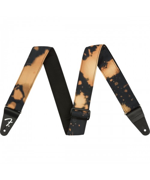 FENDER TRACOLLA FENDER TIE DYE ACID WASH STRAP, BLACK 0990637206