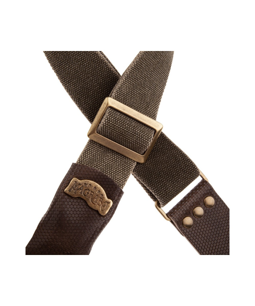 MAGRABO' STRIPE SC COTTON WASHED VERDE OLIVA 5 CM