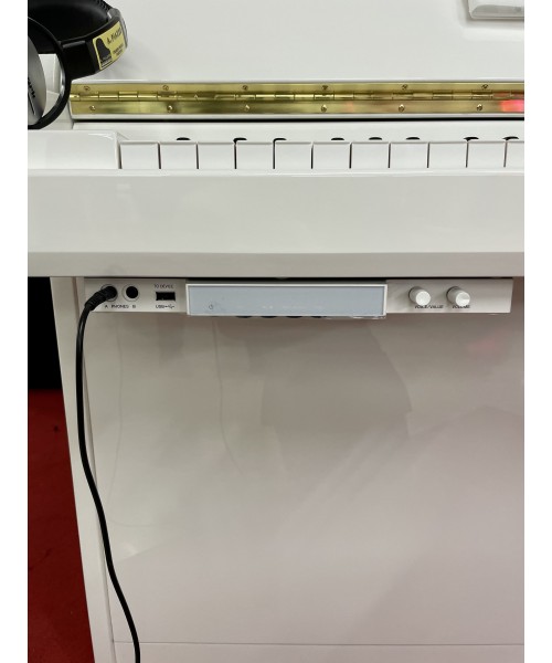 Vertical piano YAMAHA B1 PWH SC2 glossy white