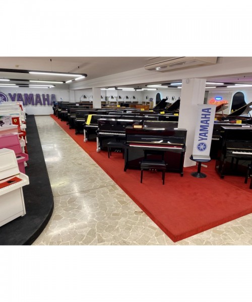 PIANOFORTE VERTICALE YAMAHA B1 PWH SC2 BIANCO LUCIDO