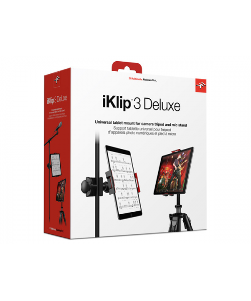 Ik multimedia iklip 3 deluxe - supporto ipad/tablet per asta microfonica