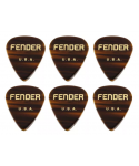Plettri fender chugg 351 picks, 6-pack
