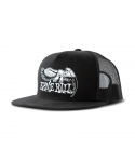 ERNIE BALL 4158 Black With White Eagle Logo Hat