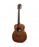 LAG TRAVEL-L-KAE CHITARRA ACUSTICA TRAVEL KHAYA MAHOGANY EQ MANCINA