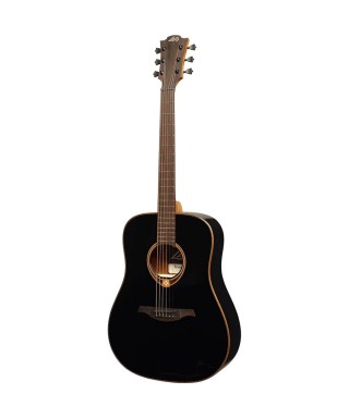 LAG T118d-BLK Acoustic Guitar Dreadnought Black