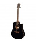 LAG T118DCE-BLK CHITARRA ACUSTICA DREADNOUGHT CUTAWAY EQ BLACK