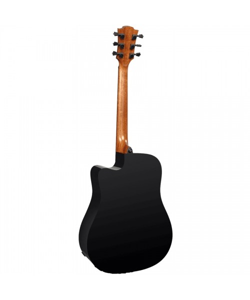 LAG T118DCE-BLK CHITARRA ACUSTICA DREADNOUGHT CUTAWAY EQ BLACK