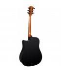 LAG T118dce-BLK Acoustic guitar DreadNought Cutaway EQ Black