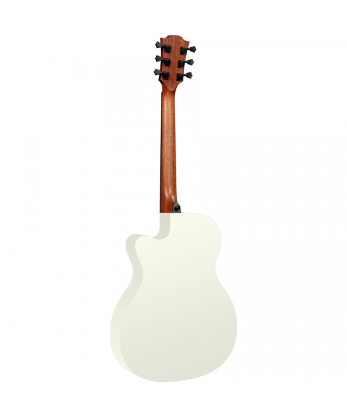 LAG T118ASCE-IVO CHITARRA ACUSTICA AUDITORIUM SLIM CUTAWAY EQ IVORY