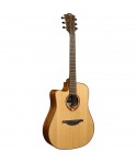 LAG TL118DCE Acoustic guitar DreadNought Cutaway EQ handcreen