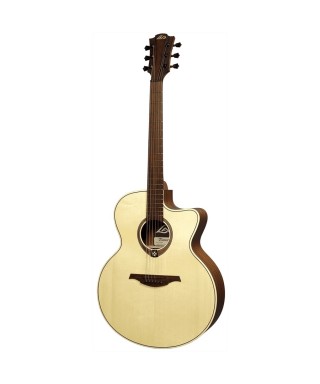 LAG T177JCE Acoustic Guitar Jumbo Cutaway EQ