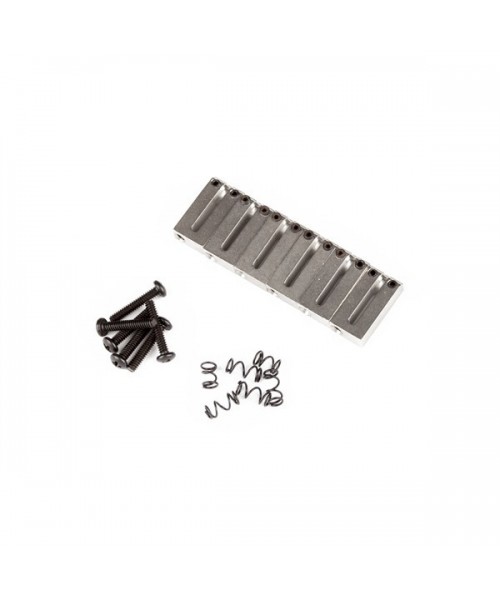 FENDER FENDER PARTS AMERCIAN SERIES GUITAR BRIDGE SECTIONS (6 SADDLES) (SATIN) SATIN CHROME 0990840000