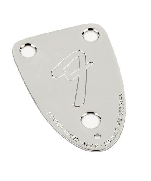 FENDER FENDER PARTS '70S VINTAGE-STYLE 3-BOLT "F" STAMPED GUITAR NECK PLATE CHROME 0054525049