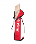 VIC FIRTH AC-ESBRED ESSENTIAL STICK BAG ROSSA
