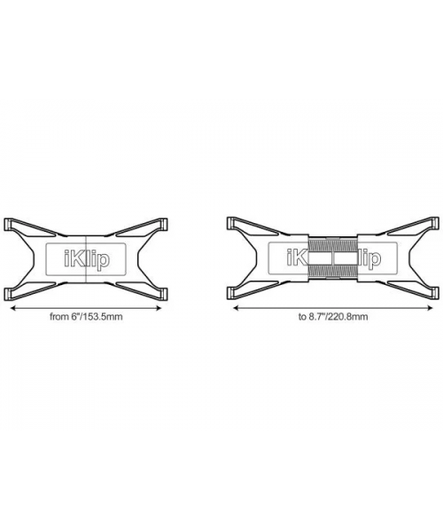 IK Multimedia IKLIP XPAND - Tablet rod support