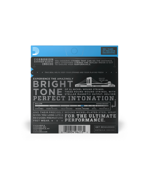 D'Addario exl117 medium top/extra-heavy bottom