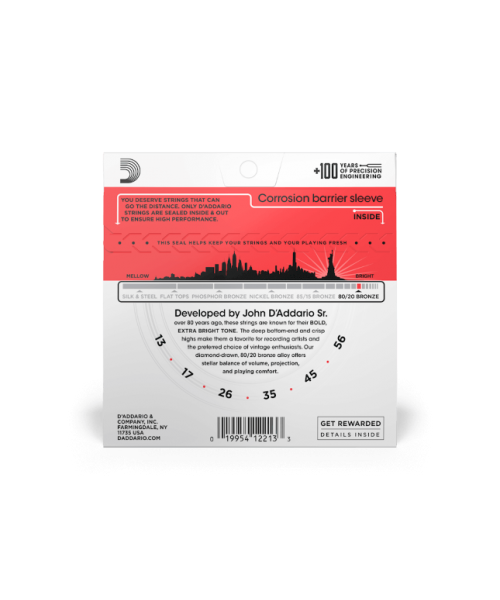 D'Addario ej12 bronze medium 