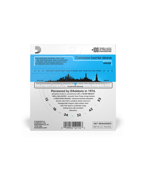 D'Addario EJ16 Phosphor Bronze