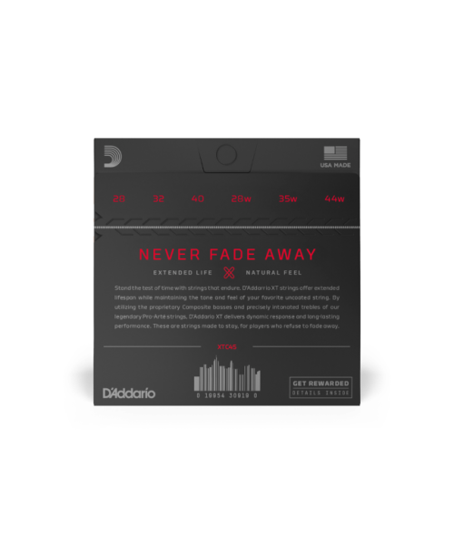 D'Addario XTC45 Silver Plated Copper Normal Tension