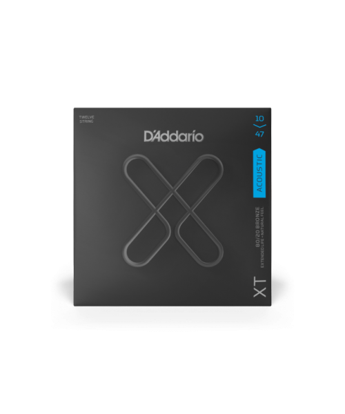 D'ADDARIO XT 80/20 BRONZE X-LIGHT 010-047 12 CORDE