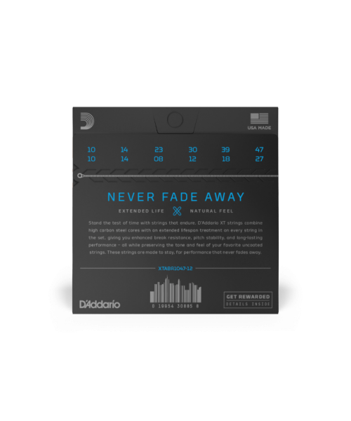 D'ADDARIO XT 80/20 Bronze X-Light 010-047 12 strings