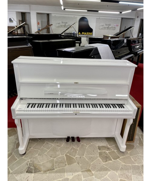 Vertical piano Schumann Mod.120 shiny white