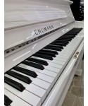 Vertical piano Schumann Mod.120 shiny white
