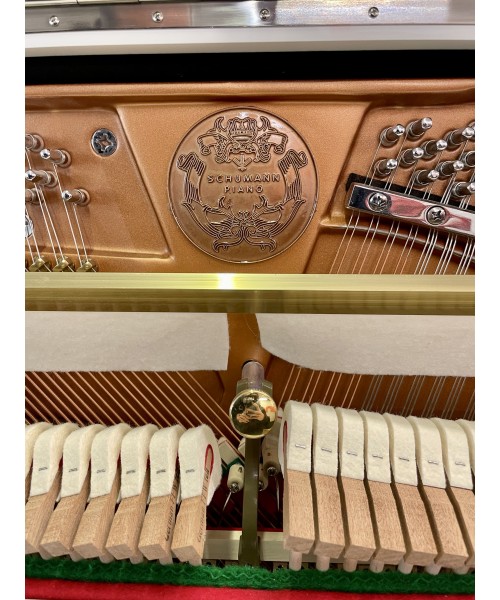 Vertical piano Schumann Mod.120 shiny white