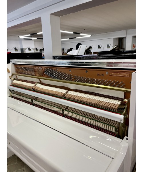Vertical piano Schumann Mod.120 shiny white