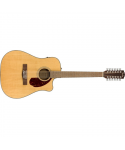 FENDER CD140SCE-12 DREANOUGHT NATURAL WITH CASE